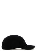 Zegna Black Cashmere Baseball Cap