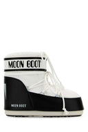 Moon Boot Two Tone Nylon og Synthetic Leather Icon Low Ankel Boots