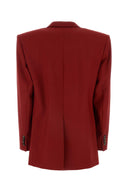 Stella McCartney Red Wool Oversize Blazer