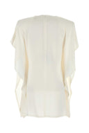 Mini abito di raso bianco Stella McCartney