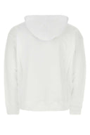 Felpa in cotone bianco Moschino