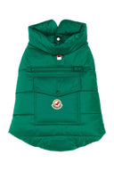 Moncler Grass Green Nylon Dog Padded Jacket