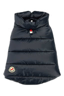 Giacca imbottita di Moncler Navy Blue Nylon Dog