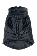 Giacca imbottita di Moncler Navy Blue Nylon Dog
