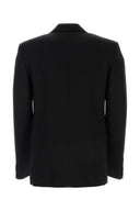 Blazer di lana nera Bottega Veneta