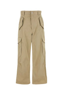 Bottega Veneta Beige Cotton Blend Cargo Pant