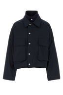 Bottega Veneta Ciemnoniebieska kurtka Twill
