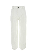 Bottega Veneta White Denim Jeans