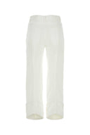 Bottega Veneta White Denim Jeans