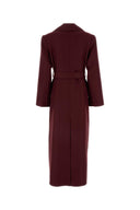 Co Burgundy Wool Coat
