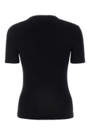 Balenciaga Black Terry Fabric T Shirt