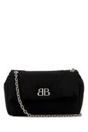 Balenciaga Black Nylon Medium Monaco Umhängetasche