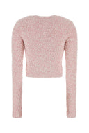 Balenciaga Pink Tweed Cardigan