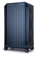 Piquadro Trolley Grande 4 Ruote In Alluminio E Pelle