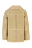 Płaszcz kremowy Bottega Veneta
