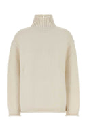 Bottega Veneta White Cashmere Sweater