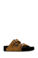 Isabel Marant Kamel Wildleder Lennyo Pantoffeln