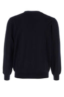Fendi Midnight Blue Stretch Wool Cardigan