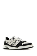 Fendi Two Tone Leather Fendi Match Sneakers