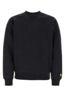 Carhartt Wip Black Cotton Blend Chase Sweat