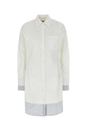 Jw Anderson White Oxford Shirt Dress
