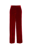 JW Anderson Red Velvet Pant