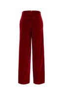 JW Anderson Red Velvet Pant