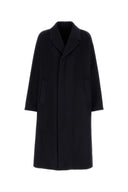 Prada Midnight Blue Wool Blend Coat