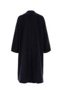Prada Midnight Blue Wool Blend Coat