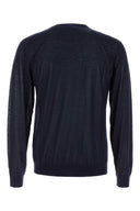 Prada Navy Blue Cashmere Blend Sweater