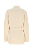 Le Kasha White Cashmere Lucern Cardigan
