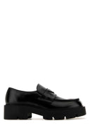 Prada mocassini in pelle nera