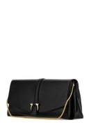 Salvatore Ferragamo Black Leather Large Crossbody Bag