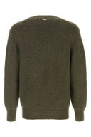 Salvatore Ferragamo dunkelgrüner Kaschmirpullover