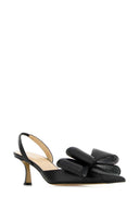 Mach&Mach Black Leather Le Cadeau Pumps