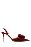 Mach&Mach Burgundy Suede Pumps
