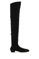 The Row Black Suede Awar 25 Over The Knee Boots