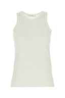 ROW WHITE COTTON BLEND MARIUS TANK TOP