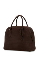 The Row Brown Suede India 12 Handbag