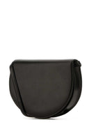 The Row Black Leather Canteen Shoulder Bag