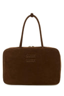 Miu Miu Braune Wildlederhandtasche