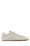 Zapatillas deportivas de ante blanco de Miu Miu