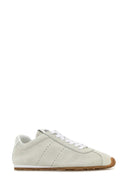 Zapatillas deportivas de ante blanco de Miu Miu