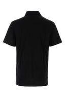 Versace black piquet polo