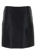 Philosophy Di Lorenzo Serafini Black Satin Mini Skirt