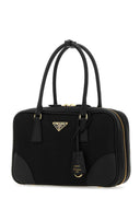 Prada Black Canvas Medium Re Edition 1978 Handbag