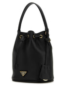 Prada Black Leather Re Edition 1978 Bucket Bag