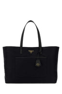 Prada Black Re Nylon Large Re Edition 1978 Shopping Bag
