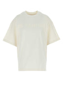 Jil Sander weiße Baumwoll -T -Shirt