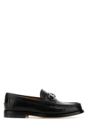 Mocasines de cuero negro Gucci
